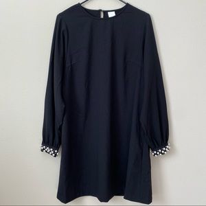 H&M black shift dress